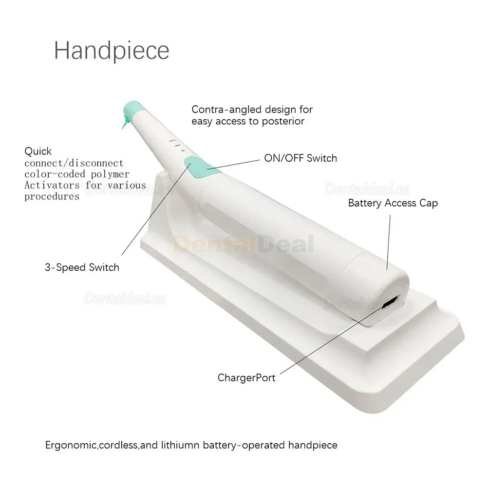 YAHOPE A3 Ultrasonic Endo Activator Endodontic Activator with 120 Pcs Tips